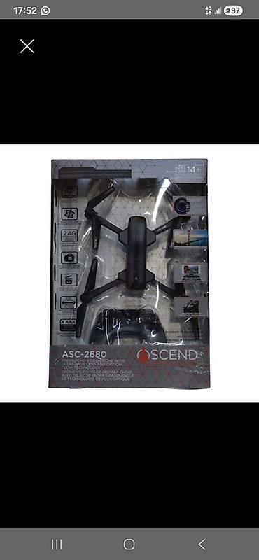pokox3 pro: Ascend ASC-2680 — складной любительский дрон 1080p Камера: Full HD — 1