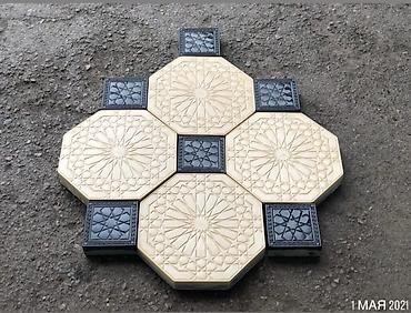 Тротуарная плитка: Тротуарная плитка с декоративным узором - Форматы: восьмиугольные — 1