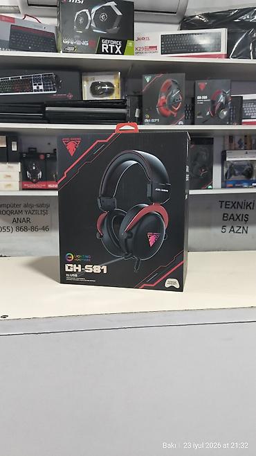 usb mikrofon: Cihazlar üçün Jedel Gaming Qulaqlıq usb Aux çıxışlıdır Yenidir — 3