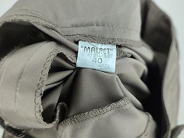taupe: Spodnie materiałowe damskie, rozmiar L — 4