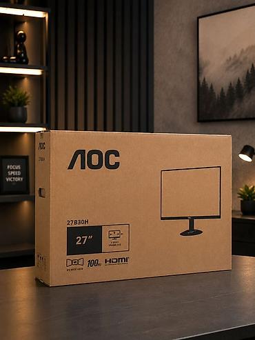 ipad 4 mini: 🖥️ AOC 27” 100Hz Gaming Monitor Oyun, iş və gündəlik istifadə üçün — 1