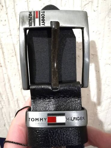 pojasevi za haljine prodaja: Novi muski kozni markirani kais Tommy Hilfiger. Zemlja porekla Turska