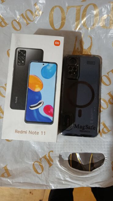 telefon barter: Xiaomi Redmi Note 11, 128 ГБ, цвет - Синий, 
 Сенсорный, Отпечаток пальца