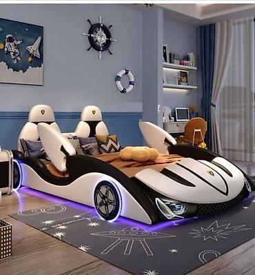 bugatti chiron: Кровать-машинка, Новый, ЛДСП — 1