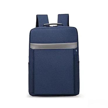 Futrole i torbe za laptopove: Moderan ranac za laptop – tamnoplavi - Elegantan pravougaoni dizajn — 3