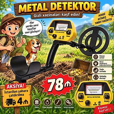 Metal detektoru. Hər növ metal tapır. Dərinik metalın ölçüsündən və lalafo.az -da Metal detektoru. Hər növ metal tapır. Dərinik metalın ölçüsündən və