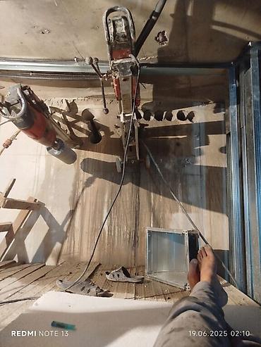 ucuz cam balkon: Beton kəsmə - Beton deşmə xidməti Beton kubik kərpicdən qapı — 6