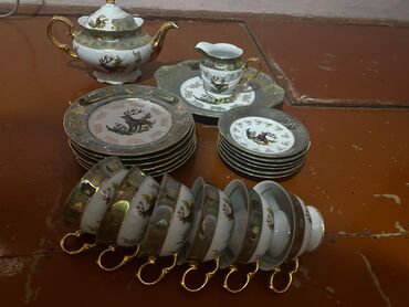 детский игровой набор черепашки ниндзя: Çay dəsti, rəng - Yaşıl, 6 nəfərlik