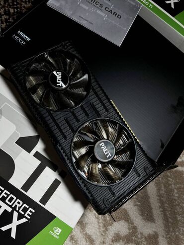 rtx 1660 ti: Видео карта, Колдонулган, Palit, GeForce RTX, 8 ГБ, ПК үчүн