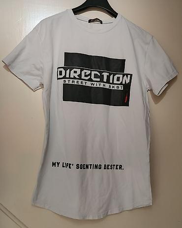 replay 41: Bela muška majica kratkih rukava sa štampom „DIRECTION – STREET WITH — 1
