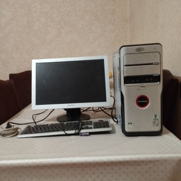 manitor maşın ucun: Lenovo stolüstü kompüter dəsti monitor 2x USB 250manat 055-922-17-17
