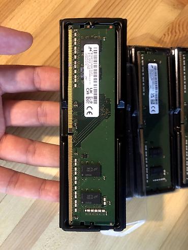 nokia 3200: Micron 8GB 3200Mhz DDR4 RAM Yeni. 1 ədədi -100 azn 4 ədəddir. Hamısı — 2