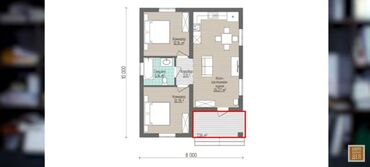 Продажа квартир: 1 комната, 52 м², Элитка, 10 этаж, ПСО (под самоотделку)