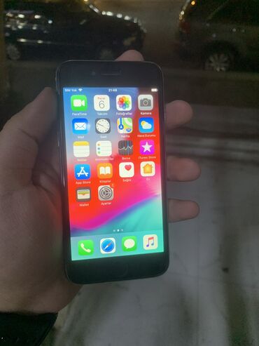 держатель телефона на стедикам fly tech 6: IPhone 6, 64 GB, Space Gray, Barmaq izi