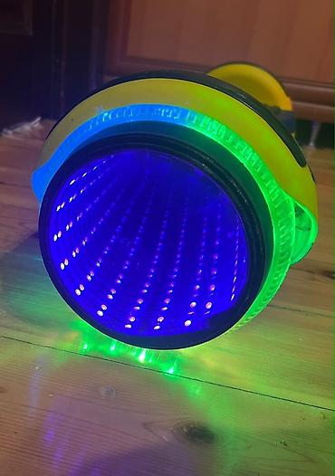 Электротранспорт: Özünü-balanslaşdıran skuter (hoverboard) - Rəng: sarı–mavi korpus — 2