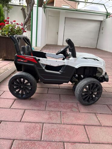 Uşaq üçün elektrik maşınları: Uşaq üçün elektrikli miniatür avtomobil – “A‑G63” nömrə nişanlı, ağ — 9