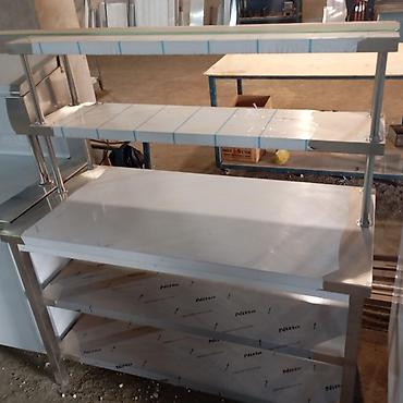 Çalışma masası . 304 material. 130*60*145 Təzədi yerine düz gelmediyi