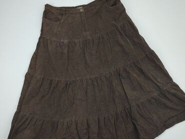 spódnice w kratę beżowa: Skirt, 2XL (EU 44), condition - Very good