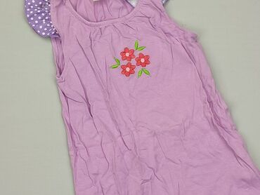 sukienka biala koszulowa: Sukienka, 5-6 lat, 110-116 cm, stan - Dobry