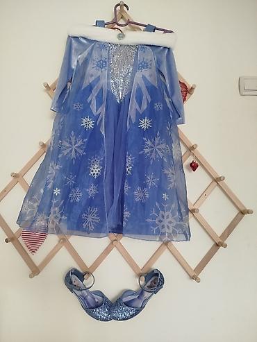 Kostimi za maskenbal: Kostim “Ledeno kraljevstvo” – Elsa haljina sa cipelama za devojčice — 1