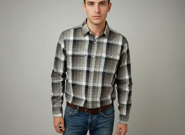 azteckie wzory ubrania: Big Star, Shirt for men, size L (EU 40)