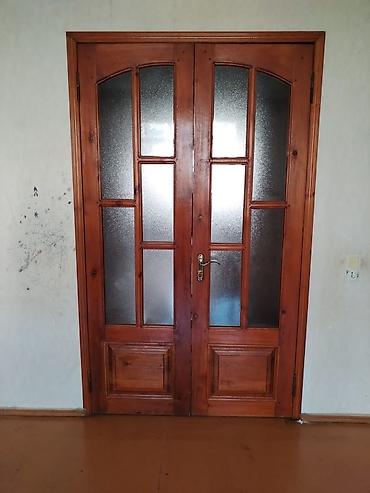 Qapılar və aksessuarlar: Taxta interyer qapıları və divar dolabı dəsti - Material: təbii ağac — 4