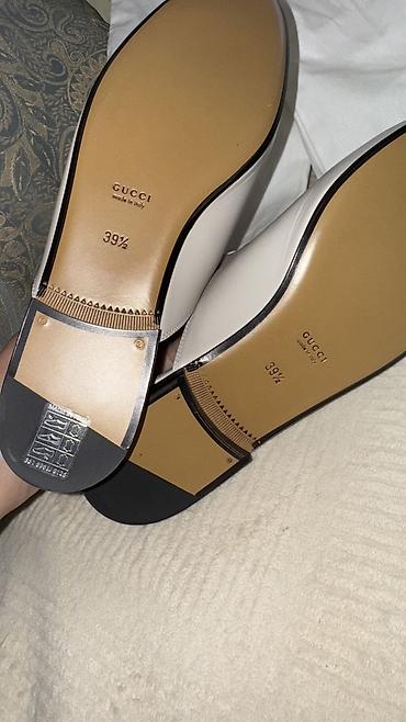 саба: Сабо, 39.5, Gucci, Новый, цвет - Бежевый — 6