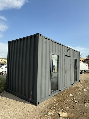 kantener: Metal konteynerdən çevrilmiş hazır modul otaq/ofis. Xüsusiyyətlər: - — 2