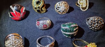 Üzüklər: Böyük həcmli qadın üzük kolleksiyası - Ümumi sayı: 12 ədəd - — 3