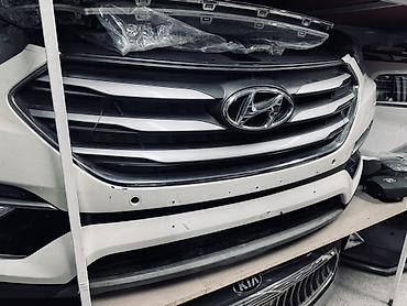 sprinter bazar: Передний бампер Hyundai Santa Fe 2017 — 1