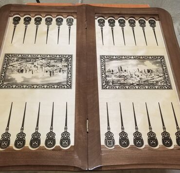 Nərdlər: Nərd taxta Köhnə Bakı və YeniBakı rəsmli 🔱Nərdlər 🪵 🔹️Laklı🖌 -da lalafo.az — 2 Nərdlər: Nərd taxta Köhnə Bakı və YeniBakı rəsmli 🔱Nərdlər 🪵 🔹️Laklı🖌 — 2