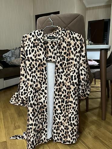 Ev geyimləri, pijamalar: Leopar naxışlı xalat/kimono - Brend: Betcory (etiket üzərində) - — 1