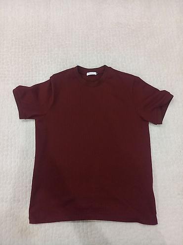 крой брюки: Мужская футболка, XL, Massimo Dutti, Новый, цвет - Красный, Платная доставка, Самовывоз — 1