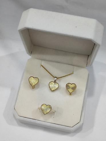 Серебряные наборы украшений: Серебро Италия Серебряный Набор Ванклиф ( сердечки) Серебро с — 8