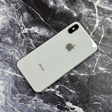 Apple iPhone: IPhone X, Б/у, 64 ГБ, Белый, Чехол, 100 % — 1