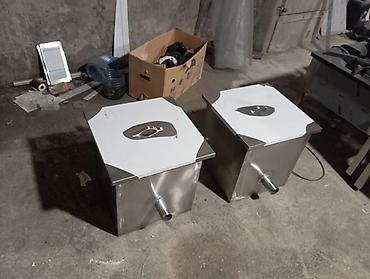 Оборудование для ресторанов, кафе: Paslanmayan poladdan yağ tutucu (grease trap) - Təyinat: Mətbəx — 1