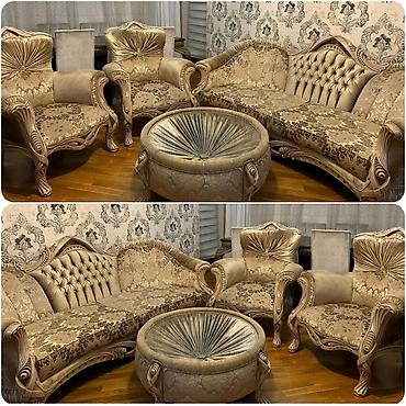 acilan kreslo: İşlənmiş, Klassik divan, 2 kreslo, Divan — 1