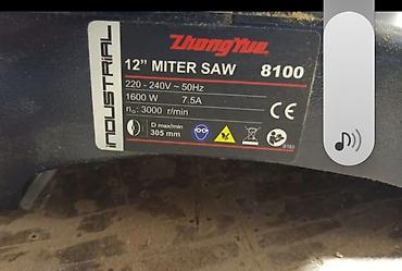 dairəvi mişar: ZhongYue 8100 12" Miter Saw – stolüstü kombinə edilmiş mişar - Güc — 4