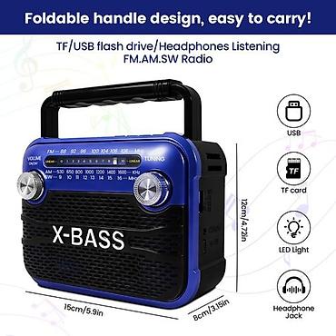 Bluetooth portativ radio – Friendty RX-125BTA (X-BASS) Həm elektriklə lalafo.az -da Bluetooth portativ radio – Friendty RX-125BTA (X-BASS) Həm elektriklə