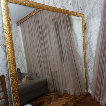 stul ustu: Güzgü Döşəmə üstü, Düzbucaqlı, Dekorativ, Çərçivə ilə