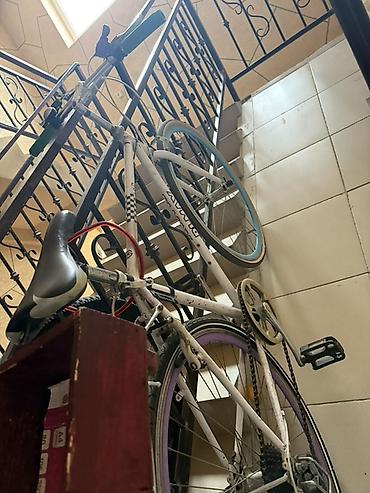 BMX велосипеды: Велосипед BMX/Single-speed (кастом) - Рама: стальная, белая, брендинг — 2