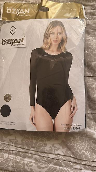 женские боди: Боди женское ÖZKAN Underwear, модель Code: 25261. - Цвет: черный - — 2