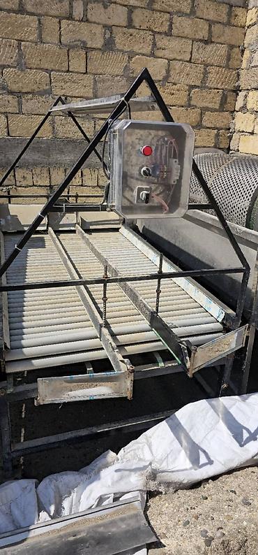 kombi yuyan aparat: Meyvə-tərəvəz emalı üçün sənaye yuma və çeşidləmə xətti Tərkib: - — 1