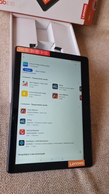 Tableti: Tablet kao nov,veliki 10 inca sve radi jaka I kvalitetna masina, sa — 22