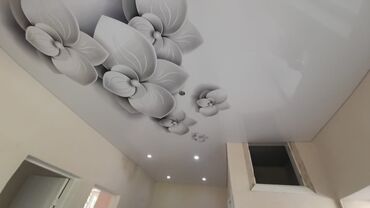 Натяжной потолок: Натяжной потолок Глянцевое, Матовое, 3D потолки Гарантия, Монтаж, Бесплатная консультация — 9