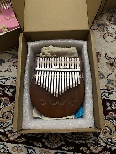 Kalimbalar: Kalimba. Əla vəziyyətdə, yeni Pişik formalı yüksək keyfiyyətli — 6