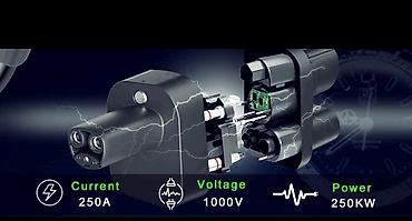 tesla adaptor: CCS2 → Tesla DC sürətli şarj adapteri Xüsusiyyətlər: - Uyğunluq: CCS — 7