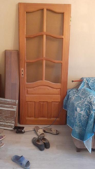 i̇şıq: Taxta otaq qapısı - Material: təbii ağac (şponlu görünüş, isti — 1