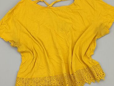 bluzki na krótki rękaw damskie plus size: Блуза жіноча, Terranova, L, стан - Хороший