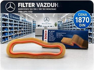 Filteri vazduha motora: FILTER VAZDUHA MERCEDES 124 190 | Filter vazduha Mercedes 124 190 je — 3